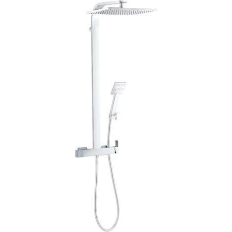 Mitigeur mécanique carré sortie haute Wirquin 60721402, gris