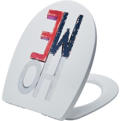 Abattant wc Marbella en thermoplastique, déclipsable et frein de chute, Wirquin 20723477, home (1/5)