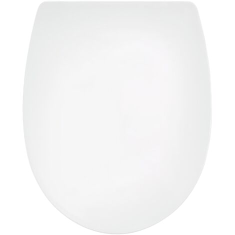 Wirquin – Abattant wc Marbella 20723074 – Thermoplastique déclipsable – Frein de chute soft close – Forme en U pour cuvettes modernes (1/5)