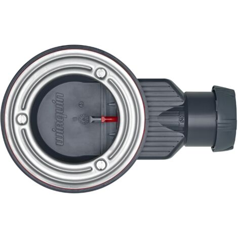 Wirquin – Bonde de douche Slim+ Ø90 mm sans grille – Installation facile pour receveurs extra-plats – Débit 35 L/min – Accès par le dessus