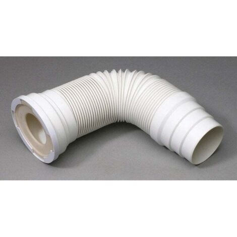 Wirquin – Pipe WC extensible souple 260-650mm – Diamètre 80-105mm – PVC avec armature métallique – Raccordement Ø93/100/110mm