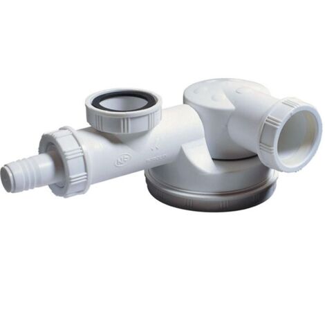 Wirquin Pro – Siphon d'évier orientable extra plat 1’’1/2 – Hauteur 95 mm – Débit 39-42 L/min – Garde d'eau 50 mm – 30724276