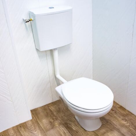 Réservoir Reviso économie d'eau semi-bas avec kit de chasse d'eau complet Wirquin 50717360, blanc