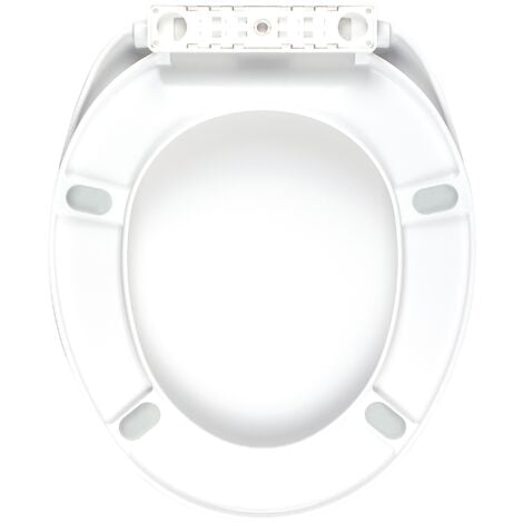 Abattant WC Chut en thermodur avec frein de chut et déclipsable Wirquin 20718118, blanc