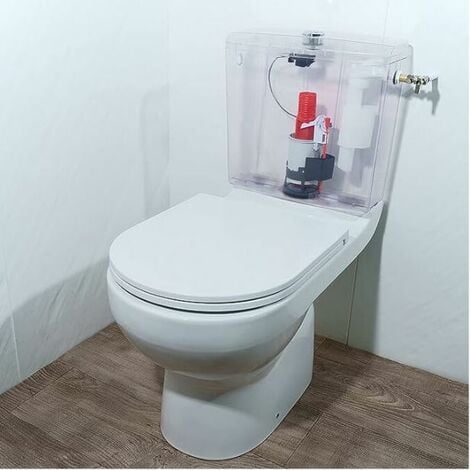 Chasse d'eau wc robinet flotteur à alimentation latérale F90 Wirquin F90, blanc