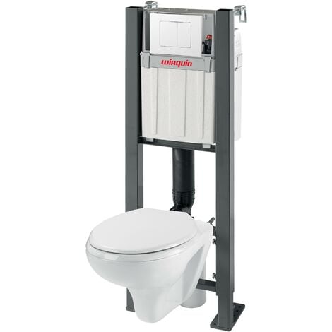 Bouton de chasse d'eau Double Rond Bouton-poussoir Abs Chrome Accessoires  Remplacement de toilettes pour salle de douche Salle de bain WC