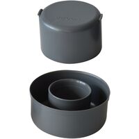 Wirquin – Godet et cloche en ABS chromé pour bonde de douche extra-plate – Design moderne – Installation facile – Entretien simplifié