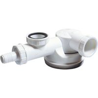 Bouchon De Lavabo Universel Réglable GUIGA - 40 Mm, Hauteur Ajustable 66-83 Mm, Pour évier, Bidet, Baignoire (blanc Et Laiton) Bouchon évier Cuisine Salle De Bain