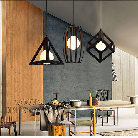 Blanc iDEGU 3 Lampes Suspensions Luminaire Design Géométrique Moderne E27 Lustre Suspensions Abat Jour en Métal Plafonnier pour Chambre Salon Blanc iDEGU 3 Lampes Suspensions Luminaire Design Géométrique Moderne E27 Lustre Suspensions Abat Jour en Métal Plafonnier pour Chambre Salon
