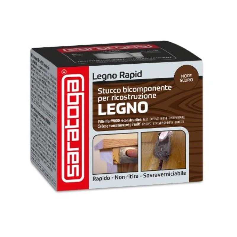Saratoga Stucco LEGNO RAPID 125ml Noce Scuro
