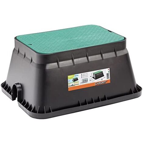 Pozzetto Rettangolare Verde Con Coperchio - Per Elettrovalvole Idranti, 52x40x33cm, Plastica Resistente - Foto 11