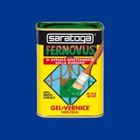 Saratoga Vernice Antiruggine in Gel Fernovus Brillante 750ml Blu Mare