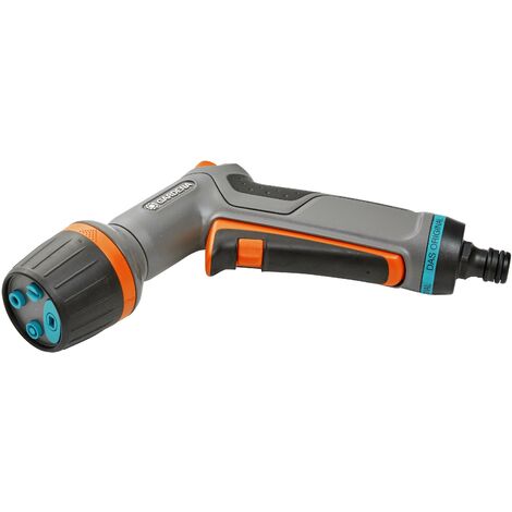 GARDENA Pistola per irrigazione Comfort EcoPulse, 4 tipi di getto, ideale per pulire e innaffiare (18304-20)