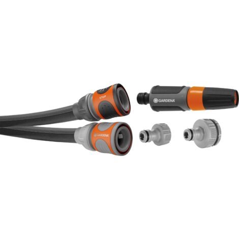 GARDENA Liano™ Life 15m, 13 mm (1/2") Tubo acqua giardino flessibile, leggero e resistente, con raccordi e lancia irrigazione (18445-20)

