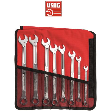 USAG 285 X/B8 SERIE 8 CHIAVI COMBINATE PROFILI SPECIALI ESAGONI NUOVI E ROVINATI