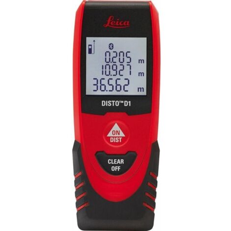 Misuratore di distanza laser LEICA Disto D1 con portata di 40 m e precisione di ± 2,0 mm. (1/5)