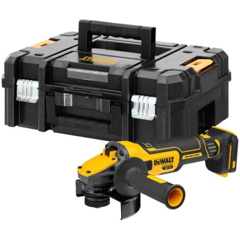 Smerigliatrice angolare a batteria DeWALT DCG409VSNT, 18V senza batteria e caricabatterie in TSTAK II