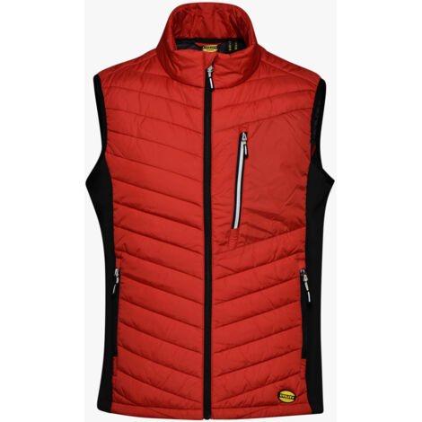 Gilet da lavoro Diadora Utility Padded Vest Oslo - L - Rosso