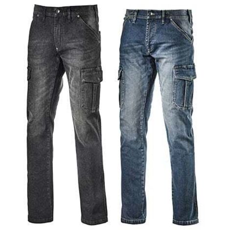 Jeans da lavoro Diadora Utility Cargo Denim - 36 - Blu