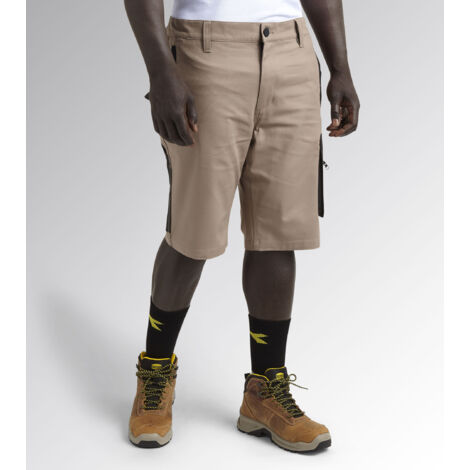 Bermuda da lavoro in tessuto STRETCH - Beige M - FR (40/42)
