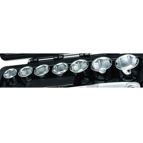 Set Di 20 Chiavi A Bussola Esagonali Beta BW 923E/C25 + 5 Accessori, In Cassetta Di Plastica - Assortimento Professionale