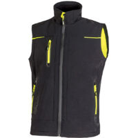 Gilet da lavoro softshell senza maniche UNIVERSE Nero 4XL