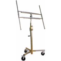 alzalastre telescopico a cremagliera con ruote 110x76 cm - 153h