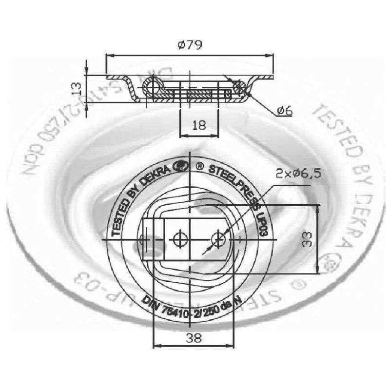ZHOFONET D Anneau D'arrimage Anneau,4Pièces Anneaux D'arrimage En D, 10pcs Anneau De