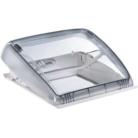 Dometic – Lanterneau Mini Heki Plus avec aération permanente – Ouverture 3 positions – Moustiquaire intégrée – Dimensions 520 x 520 mm