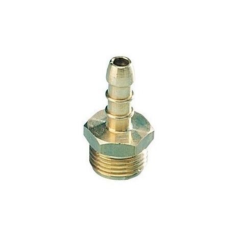 Raccord gaz laiton filetage mâle 20 x 1,5 – Tuyaux souples ø 6/8 mm – Résistant à la corrosion et haute pression – Installation rapide