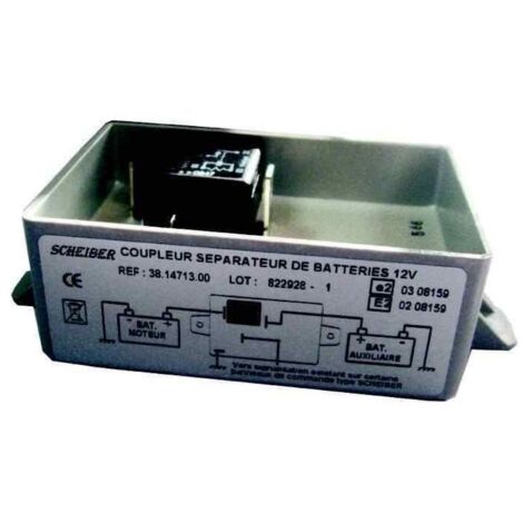 Imline – Coupleur-séparateur 12V – Gestion intelligente des batteries jusqu'à 300Ah – Charge maximale 70A pour camping-car