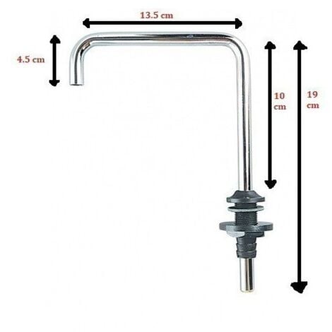 Robinet bec verseur orientable pour caravane et camping-car