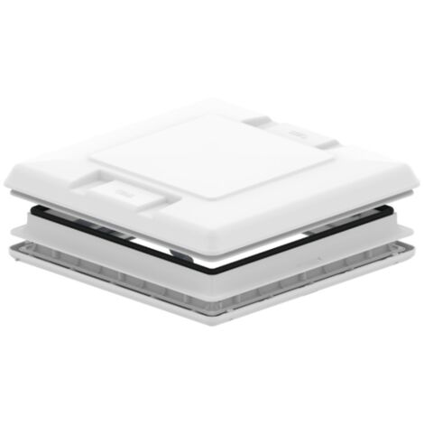Lanterneau vent Crystal Fiamma 50x50cm pour camping-car et caravane