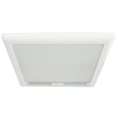 Lanterneau vent Crystal Fiamma 50x50cm pour camping-car et caravane