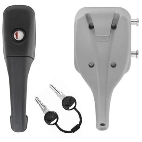 Serrure de porte complète ZADI BASIC pour camping car et caravane (1/3)