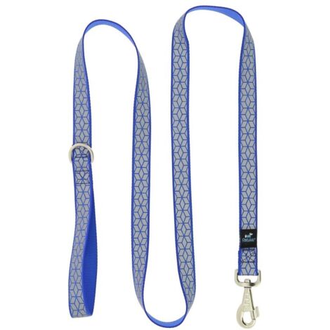 Laisse pour Chien avec Motif Géométrique Réfléchissant, Bleu Nuit, 180cm - FIDELAMI (1/5)