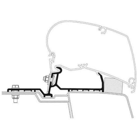 Adaptateur De Stores Renault Master / Opel Movano Avant 2022 H2 - Thule