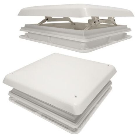 Lanterneau Chantal blanc 400x400 pour camping-car et caravane