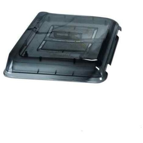 Couvercle lanterneau crystal 28x28cm – Sortie de toit pour camping-car et caravane – Résistant aux intempéries – Fiamma