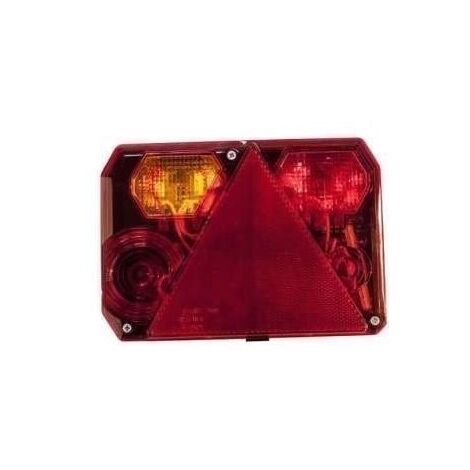 Cabochon de Feu RADEX 6400 Gauche – 6 Fonctions pour Remorque et Caravane