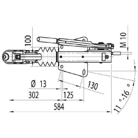 Tête d'Attelage Freinée AL-KO 90S  Fixation en V  PTAC 700-1000 kg