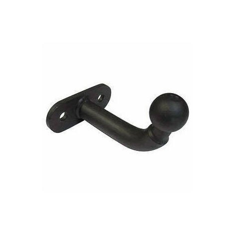 Imline – Rotule rallongée pour attelage sécurisé – Capacité 2 tonnes – Longueur 16 cm – Entraxe 90 mm – Acier robuste pour remorques et caravanes