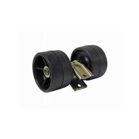 Ensemble de galet diam 140mm se fixe sur chandelle 40x40 (1/2)