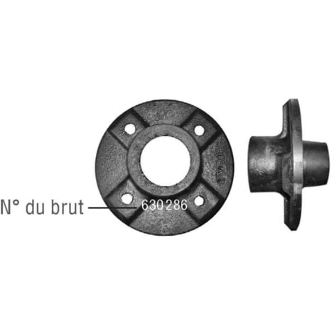 Moyeu complet AL-KO 500kg 4 Trous 115 N° 630 287 pour remorque