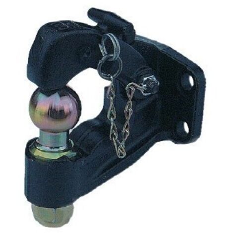 Crochet mixte 2 trous diamètre 17mm entraxe perçage 90mm (1/4)