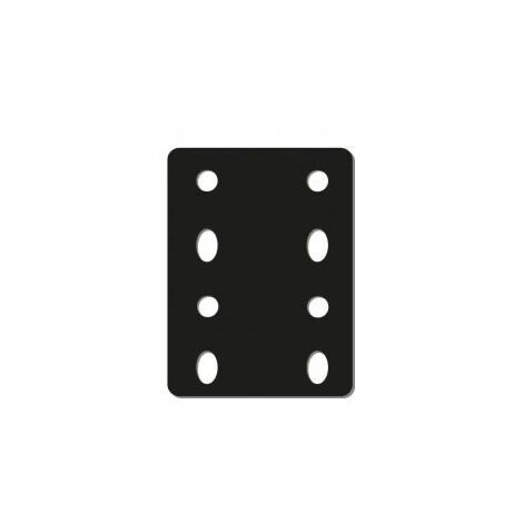 Imline – Plaque de réhausse 8 trous Ø17 mm – Charge 2T – Acier robuste pour montage sécurisé – Entraxe 40/45 mm