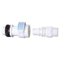 Raccord rapide mâle + femelle pour camping car et caravane