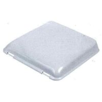 Couvercle de lanterneau blanc 28x28cm – Pour camping-car et caravane – Résistant aux intempéries – Installation facile – Fiamma