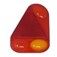 Cabochon de feu 2900 gauche pour remorques – Dimensions 229 x 181 mm – Compatible remorques Lider – Installation facile – Radex