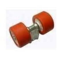 Imline – Lot de 2 galets rouges pour chandelle 40x40 mm – Matériau ultra-résistant – Résistants aux UV et à l'eau – Installation rapide sur remorque nautique